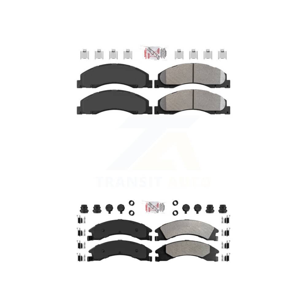AmeriBRAKES - KNF-101312 - Front and Rear Disc Brake Pad Kits