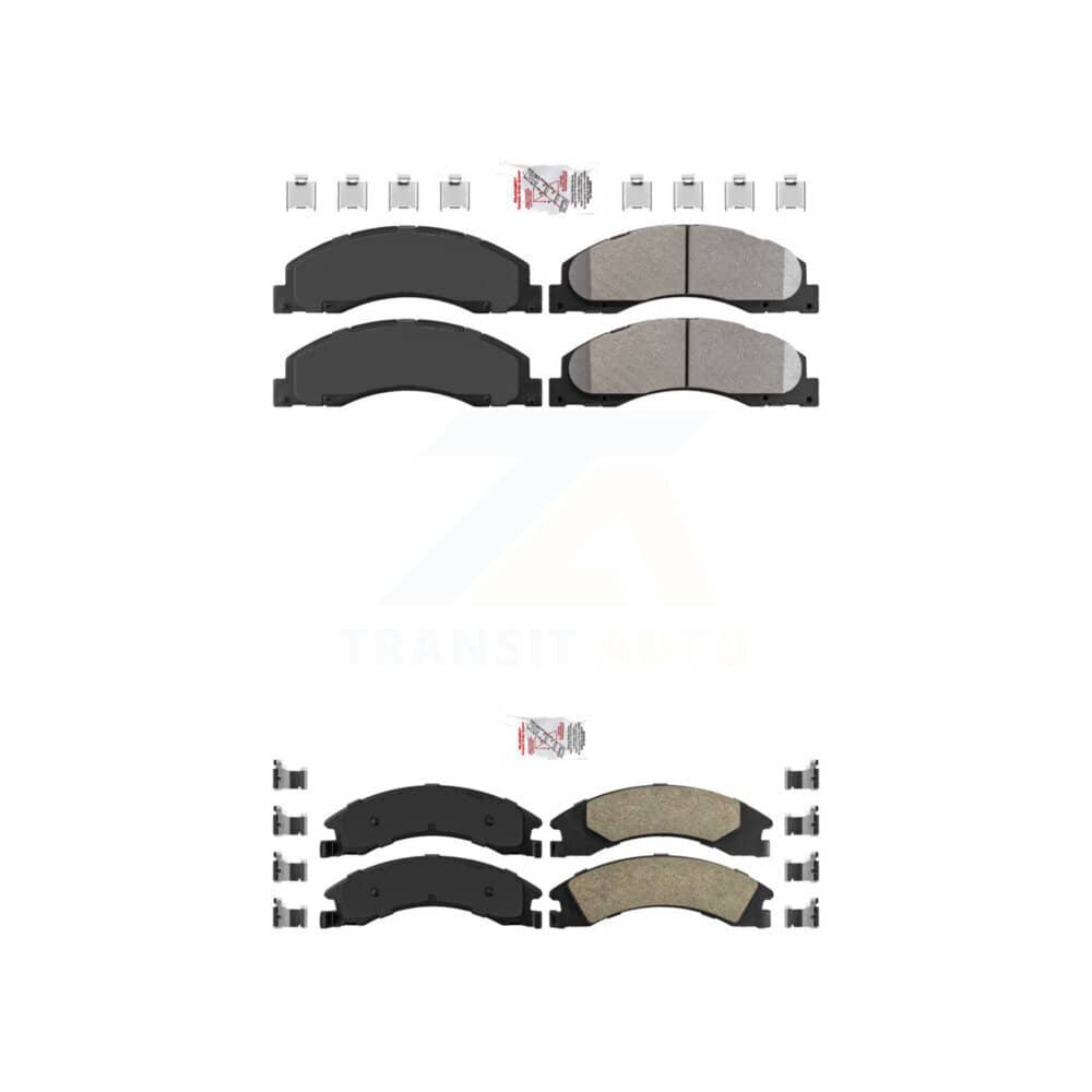AmeriBRAKES - KNF-101314 - Front and Rear Disc Brake Pad Kits