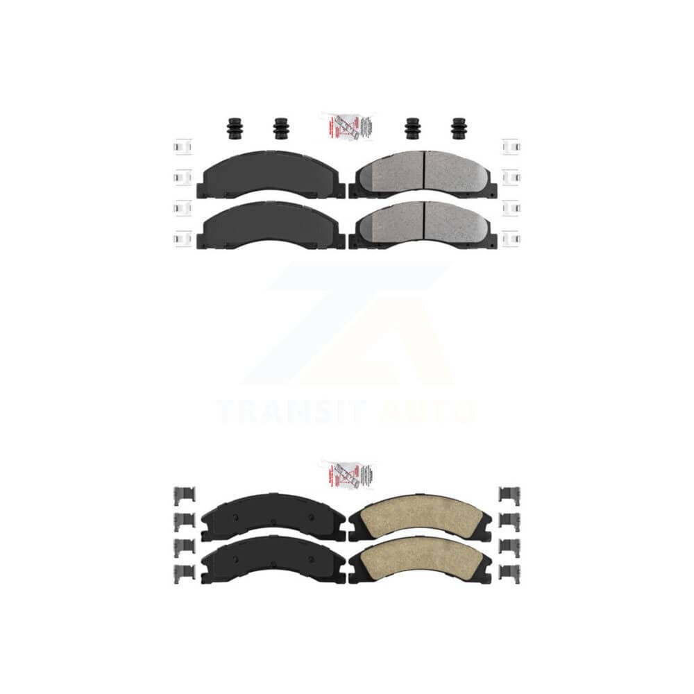 AmeriBRAKES - KNF-101315 - Front and Rear Disc Brake Pad Kits