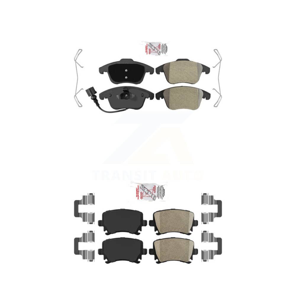 AmeriBRAKES - KNF-101341 - Front and Rear Disc Brake Pad Kits