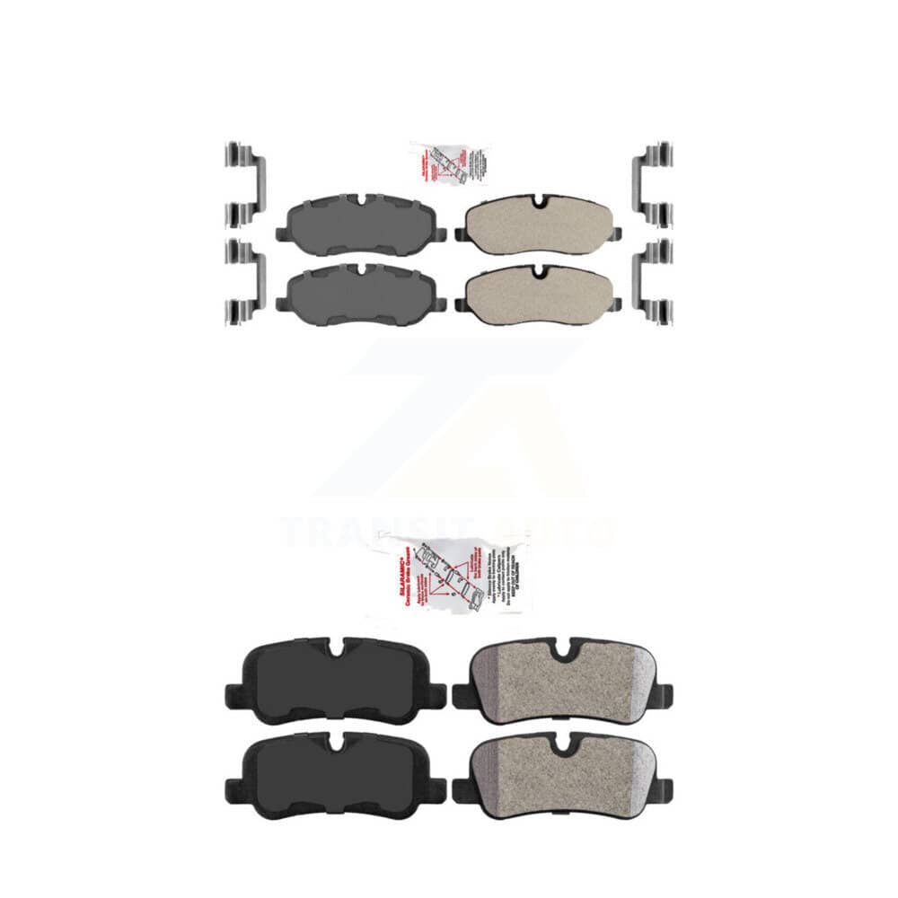 AmeriBRAKES - KNF-101345 - Front and Rear Disc Brake Pad Kits