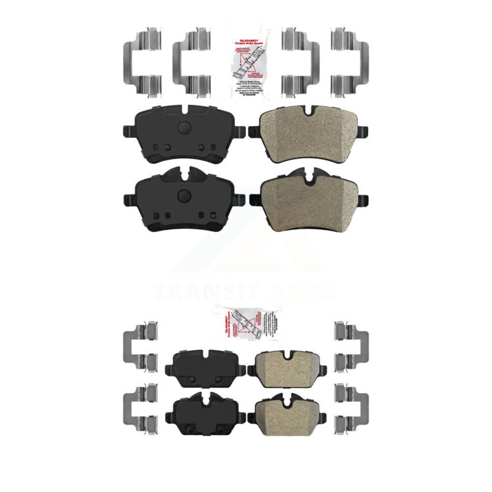 AmeriBRAKES - KNF-101377 - Front and Rear Disc Brake Pad Kits