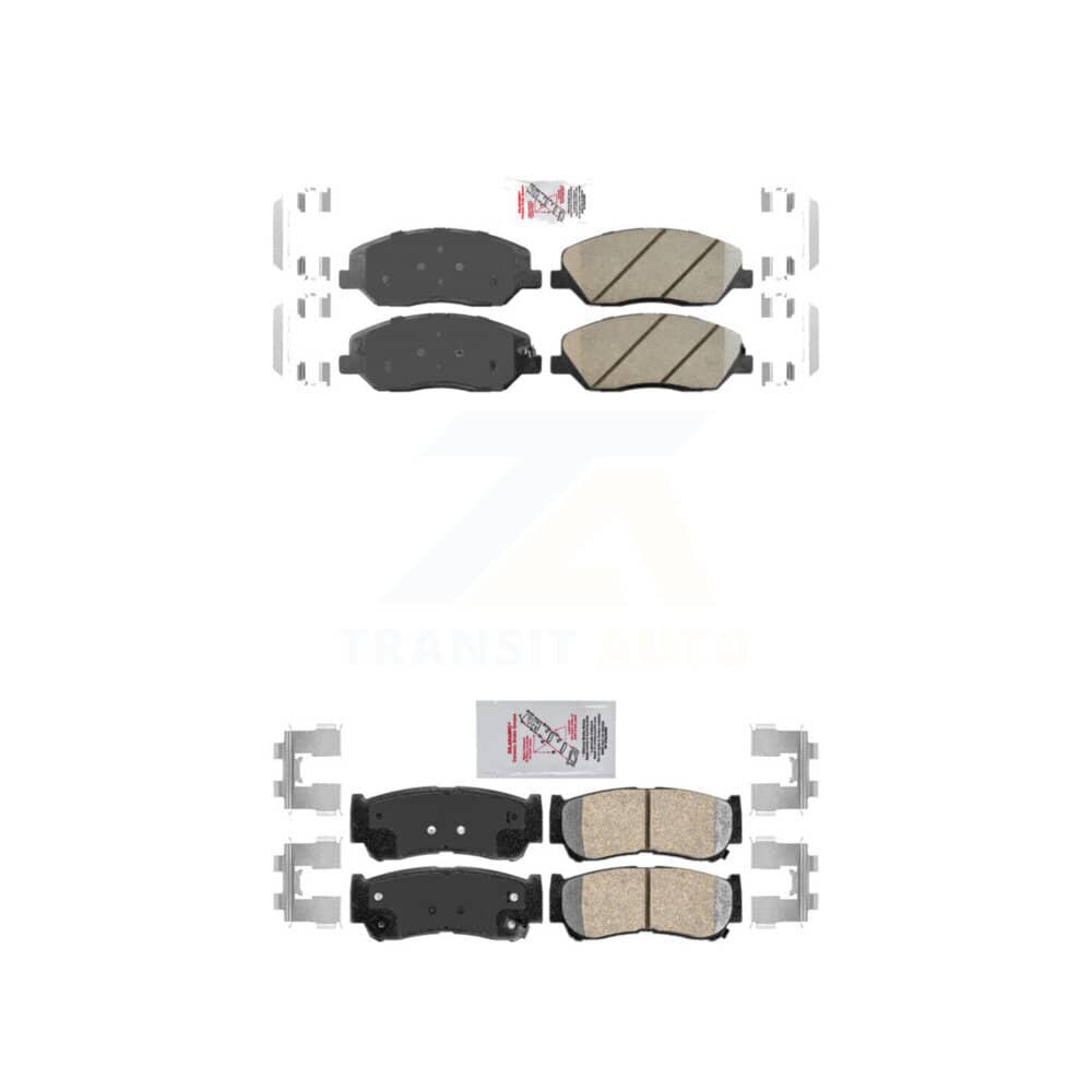 AmeriBRAKES - KNF-101397 - Front and Rear Disc Brake Pad Kits