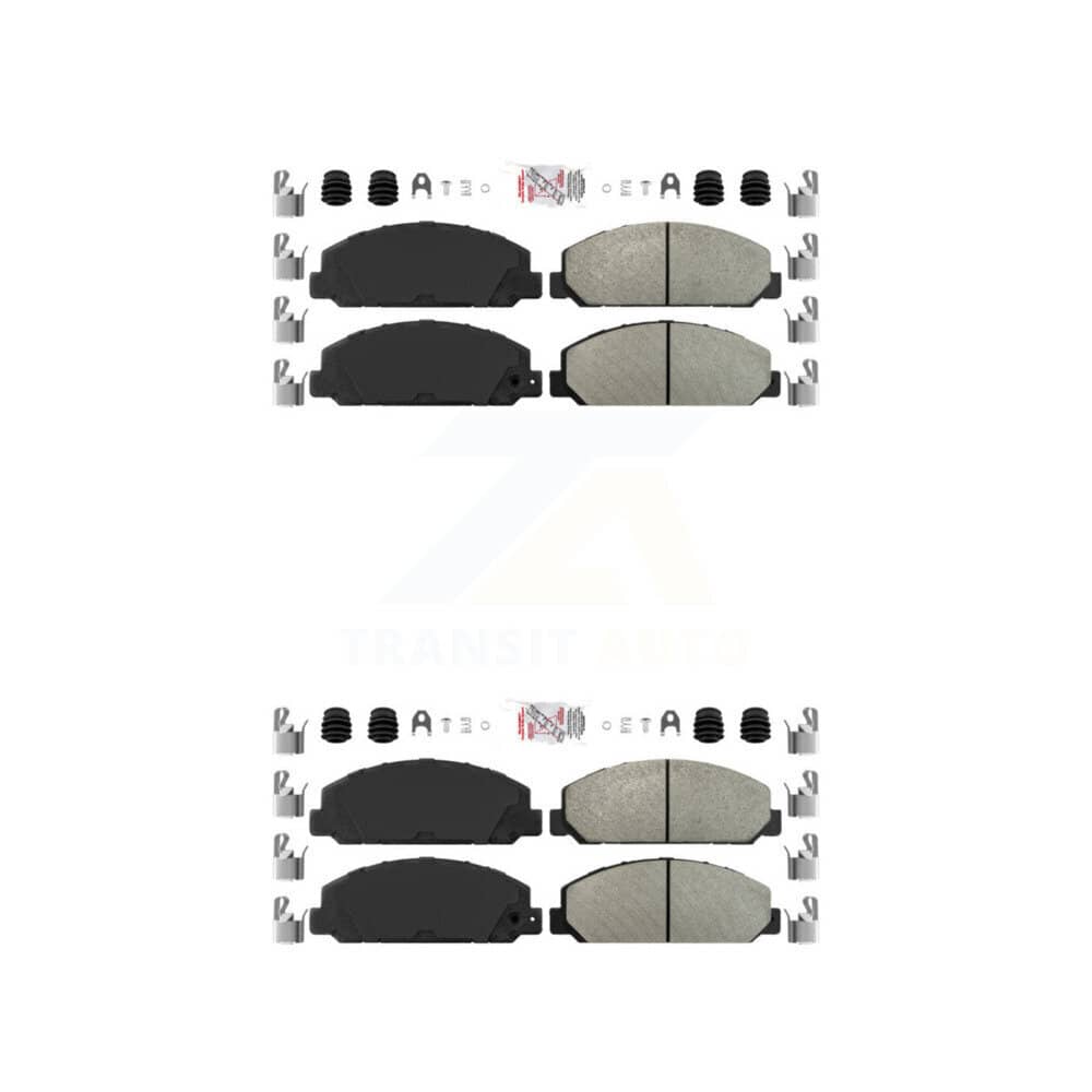 AmeriBRAKES - KNF-101450 - Front and Rear Disc Brake Pad Kits
