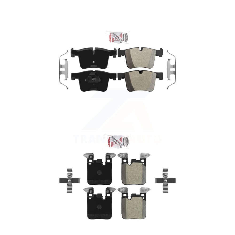 AmeriBRAKES - KNF-101454 - Front and Rear Disc Brake Pad Kits