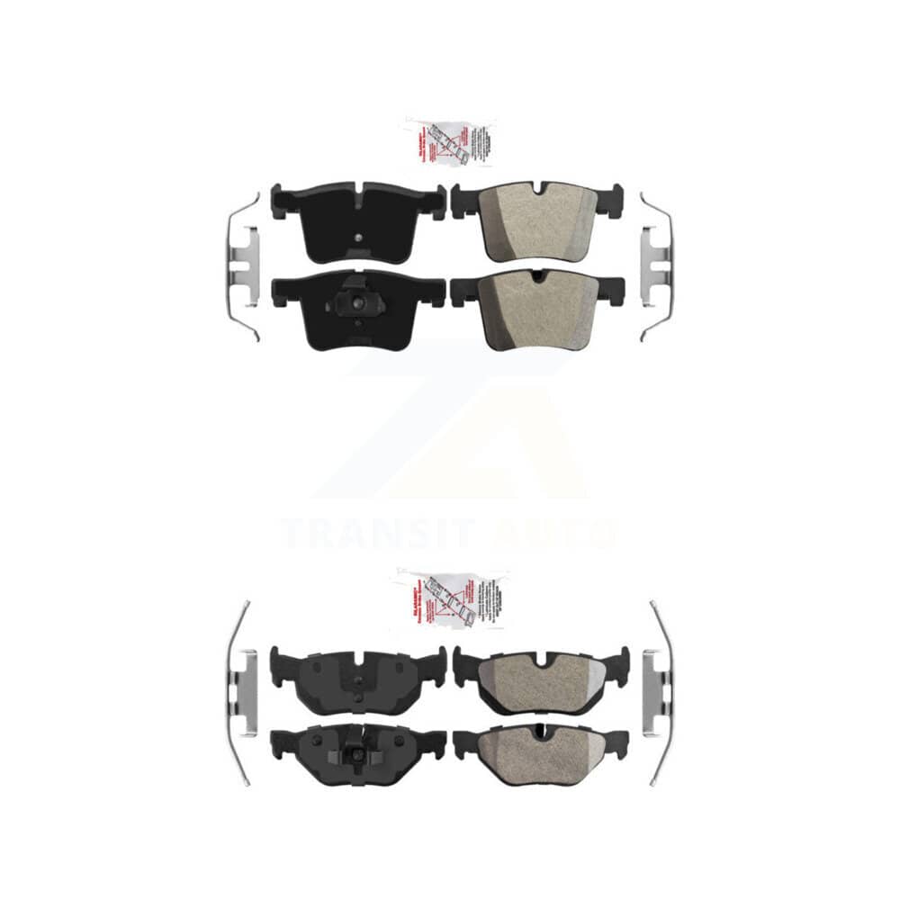 AmeriBRAKES - KNF-101455 - Front and Rear Disc Brake Pad Kits