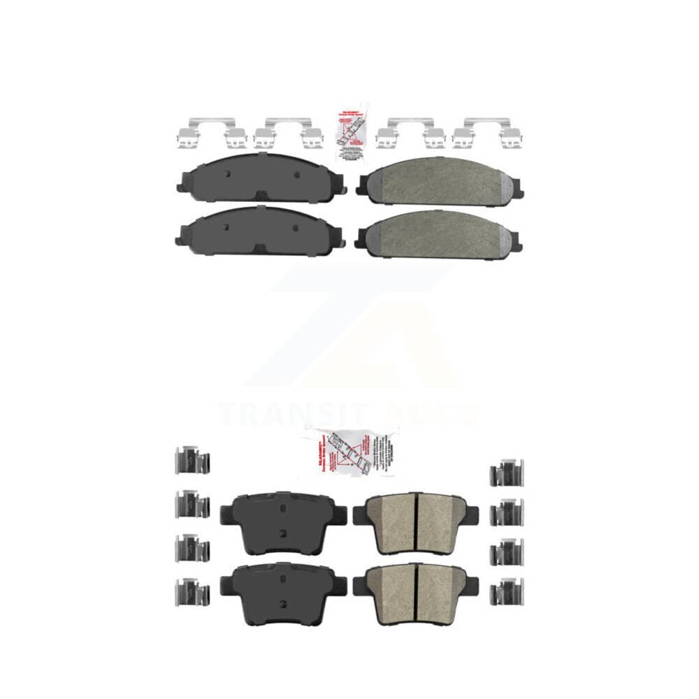 AmeriBRAKES - KNF-101459 - Front and Rear Disc Brake Pad Kits