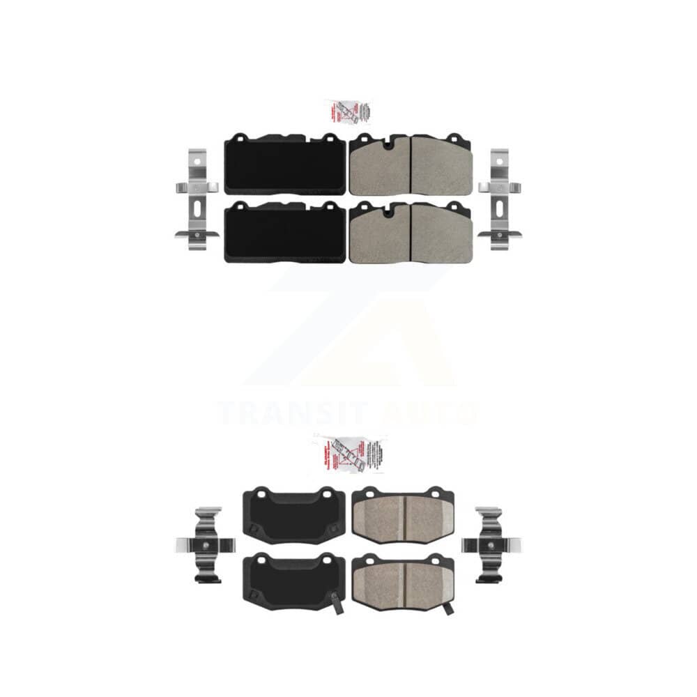 AmeriBRAKES - KNF-101533 - Front and Rear Disc Brake Pad Kits