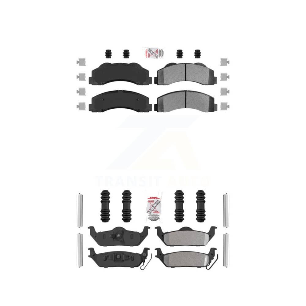 AmeriBRAKES - KNF-101561 - Front and Rear Disc Brake Pad Kits