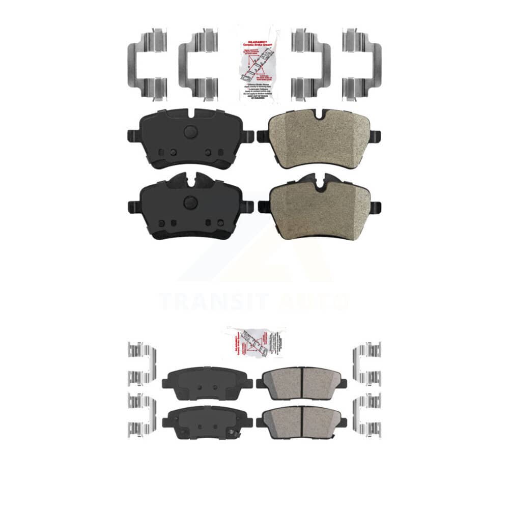 AmeriBRAKES - KNF-101563 - Front and Rear Disc Brake Pad Kits