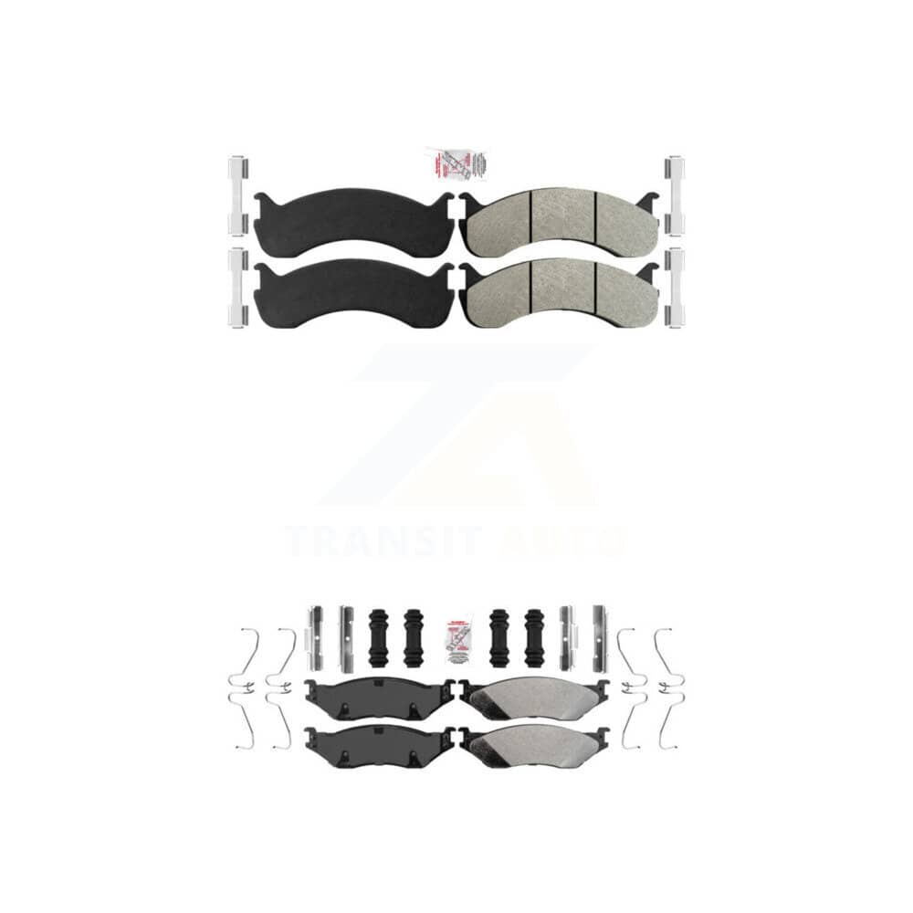 AmeriBRAKES - KNF-101565 - Front and Rear Disc Brake Pad Kits