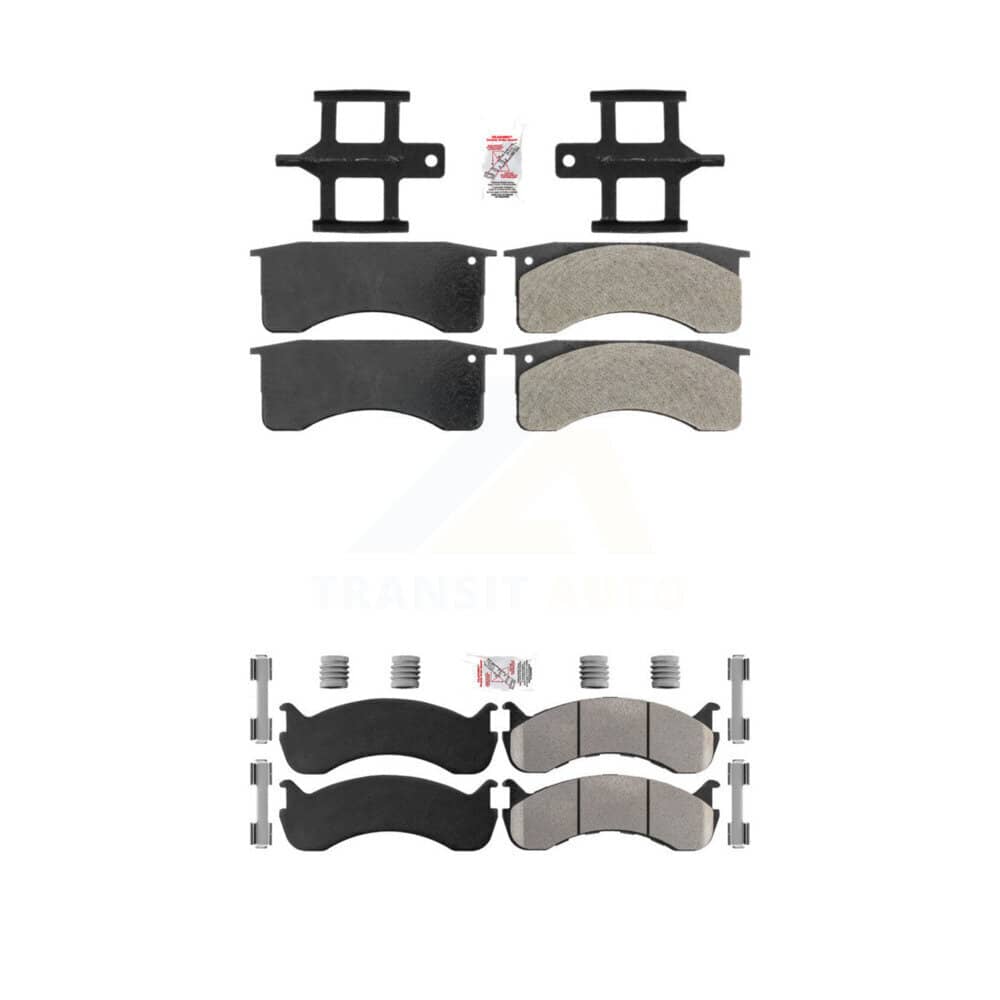 AmeriBRAKES - KNF-101587 - Front and Rear Disc Brake Pad Kits