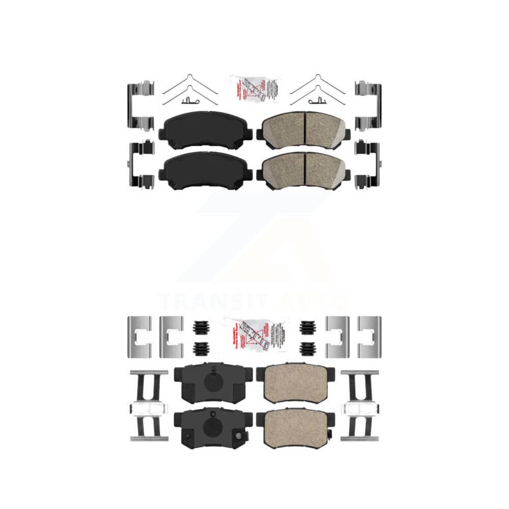 AmeriBRAKES - KNF-101604 - Front and Rear Disc Brake Pad Kits