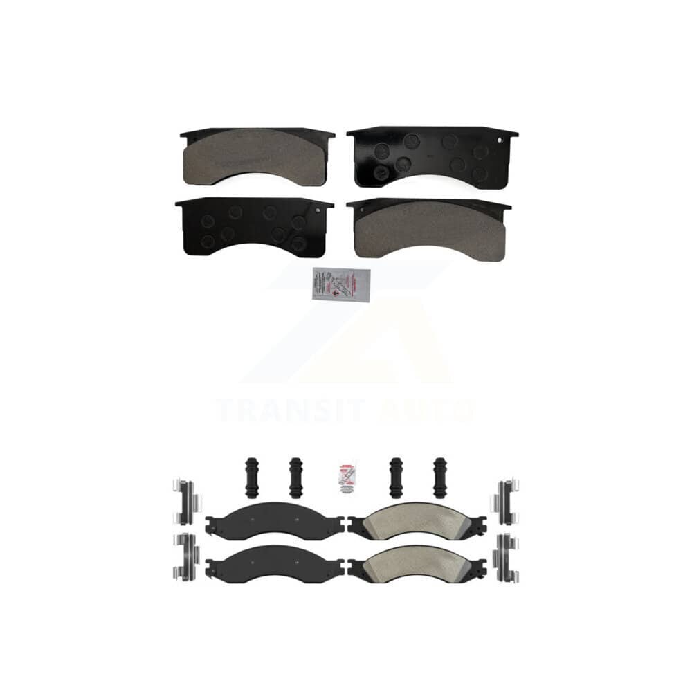 AmeriBRAKES - KNF-101636 - Front and Rear Disc Brake Pad Kits
