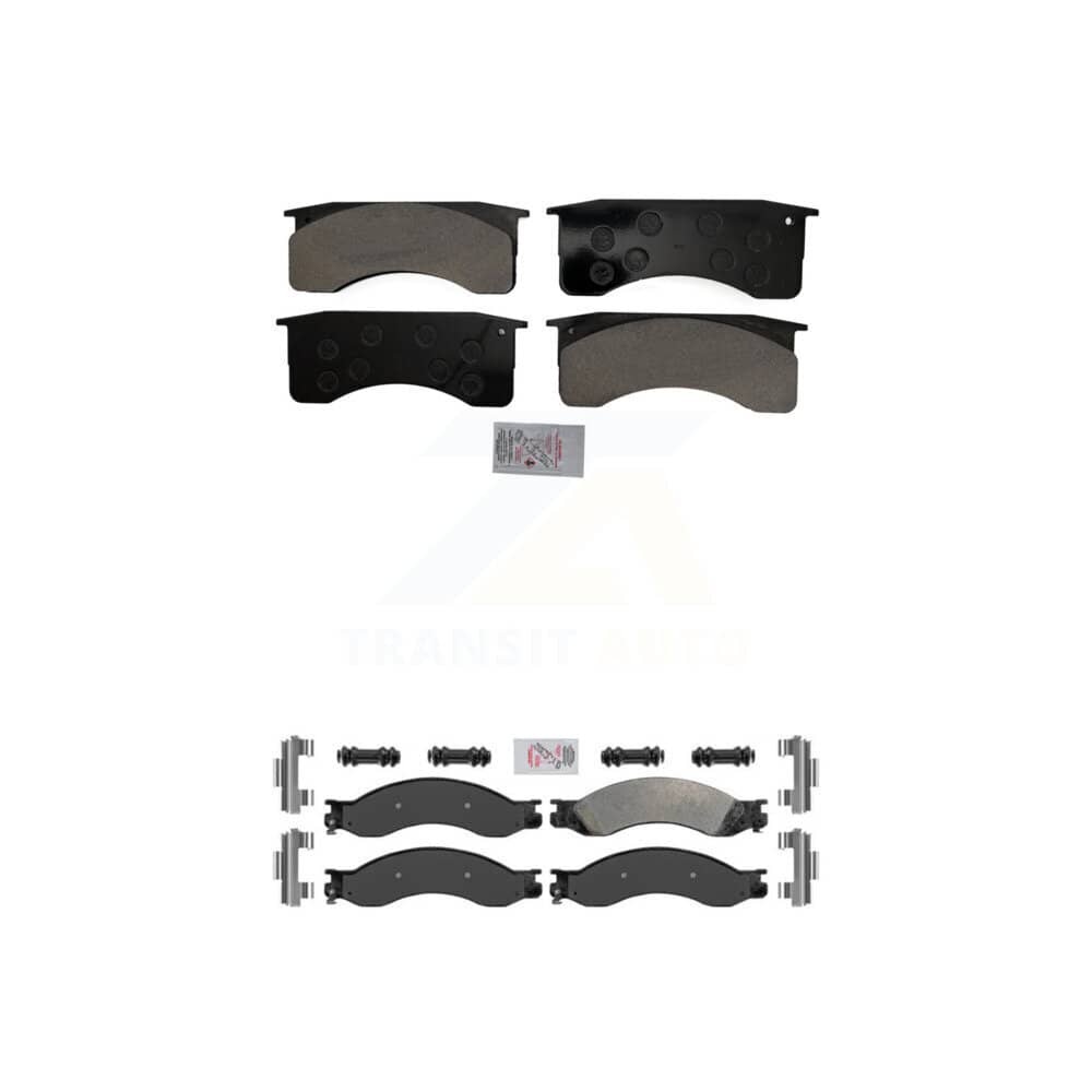 AmeriBRAKES - KNF-101637 - Front and Rear Disc Brake Pad Kits