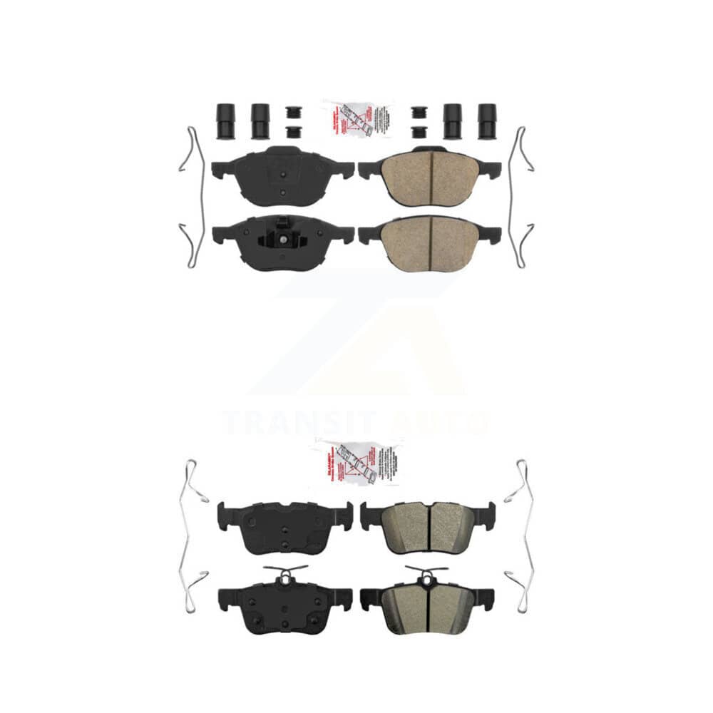 AmeriBRAKES - KNF-101640 - Front and Rear Disc Brake Pad Kits