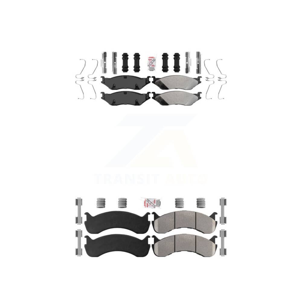 AmeriBRAKES - KNF-101651 - Front and Rear Disc Brake Pad Kits