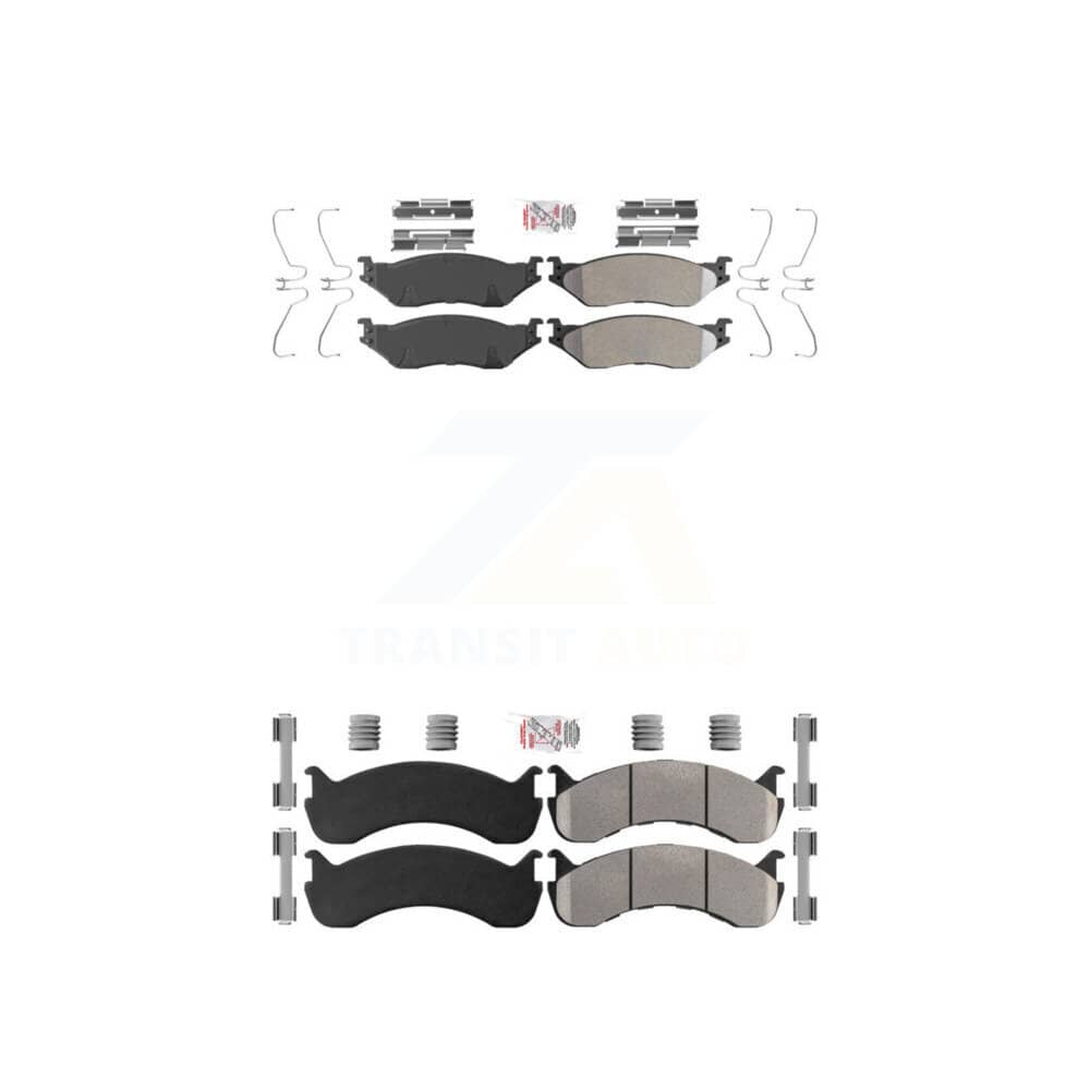 AmeriBRAKES - KNF-101653 - Front and Rear Disc Brake Pad Kits