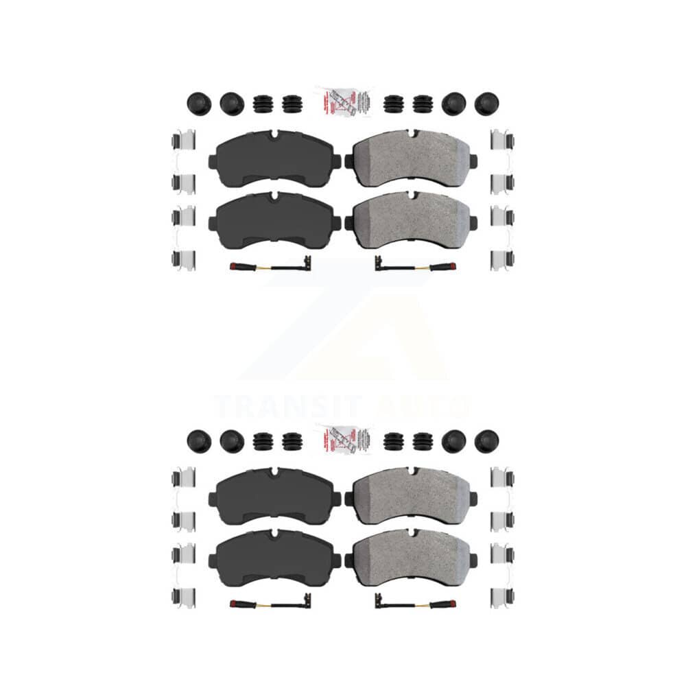 AmeriBRAKES - KNF-101706 - Front and Rear Disc Brake Pad Kits