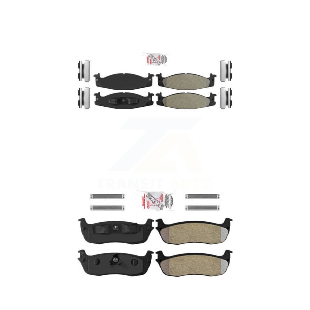 AmeriBRAKES - KNF-101741 - Front and Rear Disc Brake Pad Kits