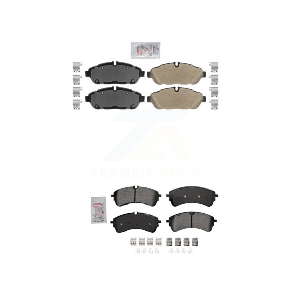 AmeriBRAKES - KNF-101755 - Front and Rear Disc Brake Pad Kits
