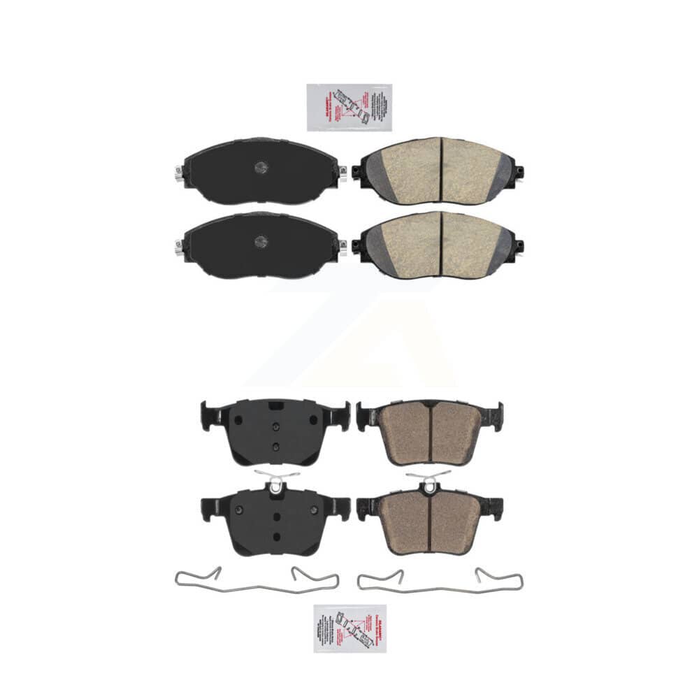 AmeriBRAKES - KNF-101770 - Front and Rear Disc Brake Pad Kits