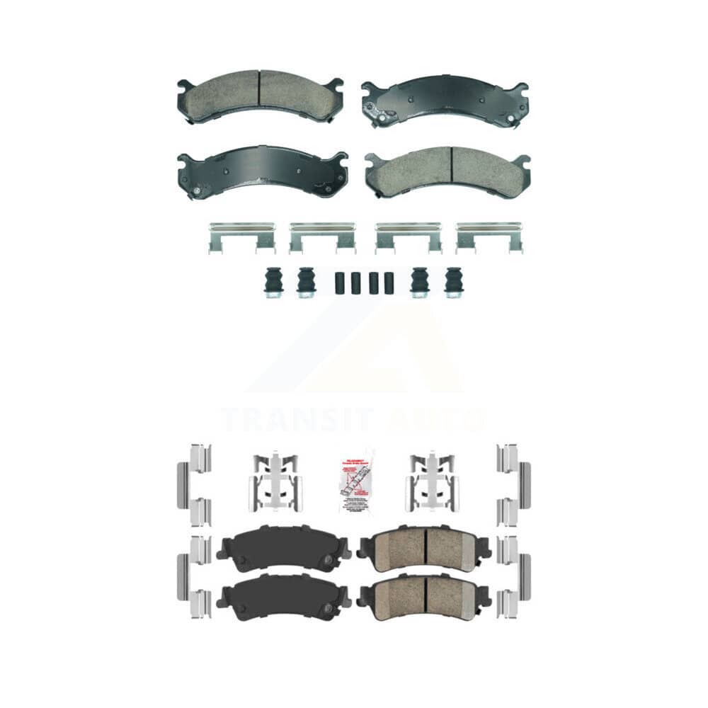 AmeriBRAKES - KNF-101820 - Front and Rear Disc Brake Pad Kits