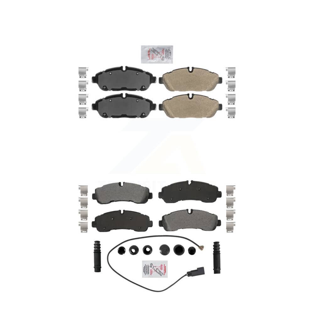 AmeriBRAKES - KNF-101878 - Front and Rear Disc Brake Pad Kits