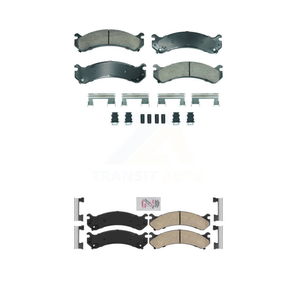 AmeriBRAKES - KNF-101893 - Front and Rear Disc Brake Pad Kits