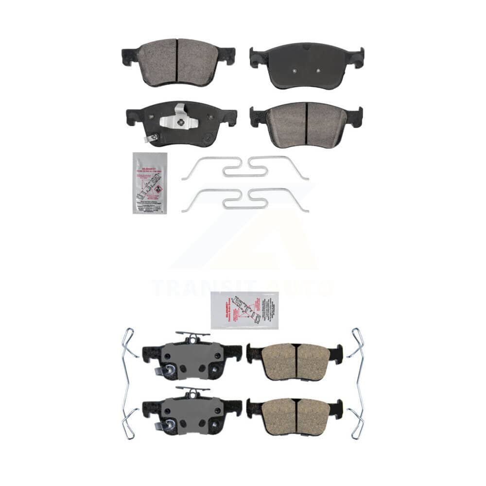AmeriBRAKES - KNF-101899 - Front and Rear Disc Brake Pad Kits