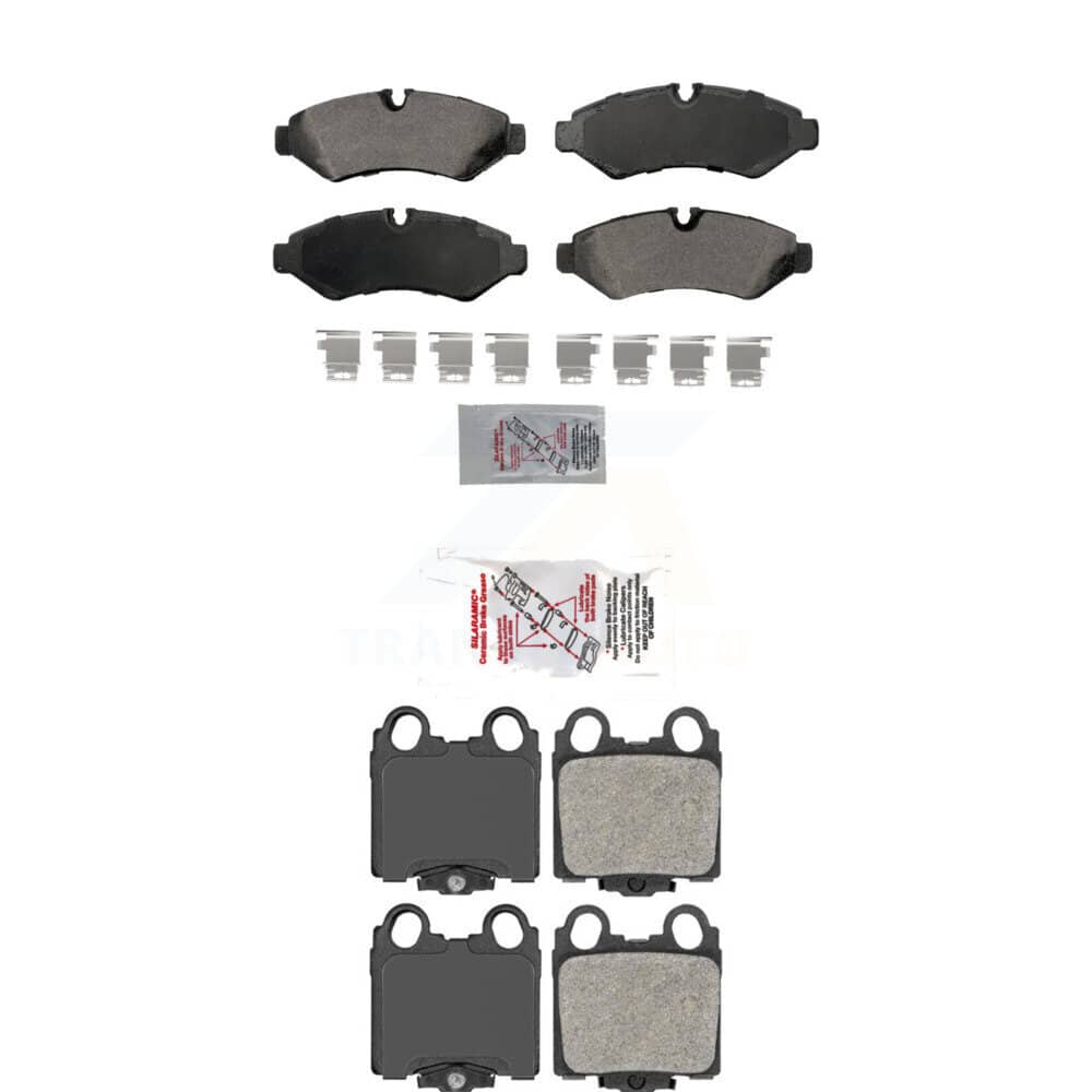 AmeriBRAKES - KNF-101914 - Front and Rear Disc Brake Pad Kits