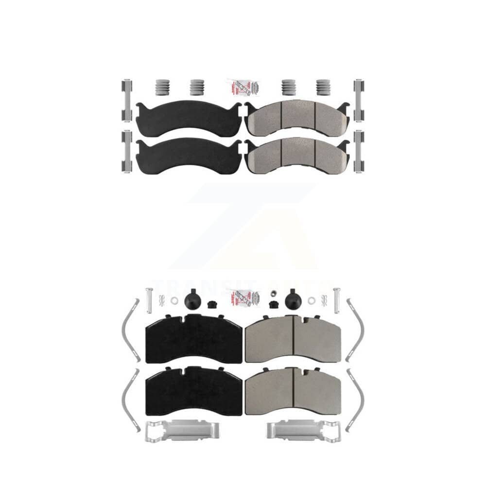 AmeriBRAKES - KNF-101928 - Front and Rear Disc Brake Pad Kits