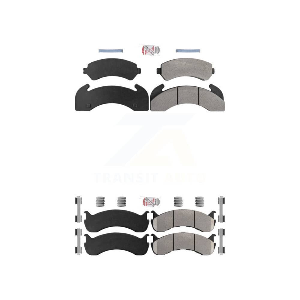AmeriBRAKES - KNF-101940 - Front and Rear Disc Brake Pad Kits