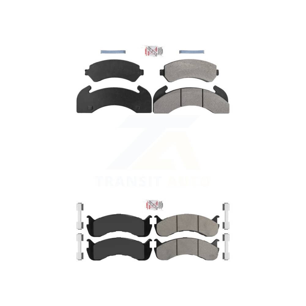 AmeriBRAKES - KNF-101942 - Front and Rear Disc Brake Pad Kits
