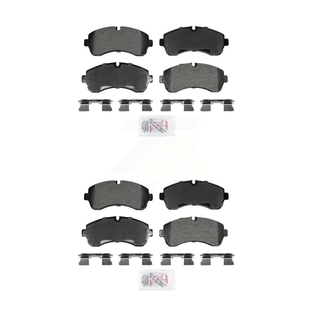 AmeriBRAKES - KNF-101950 - Front and Rear Disc Brake Pad Kits