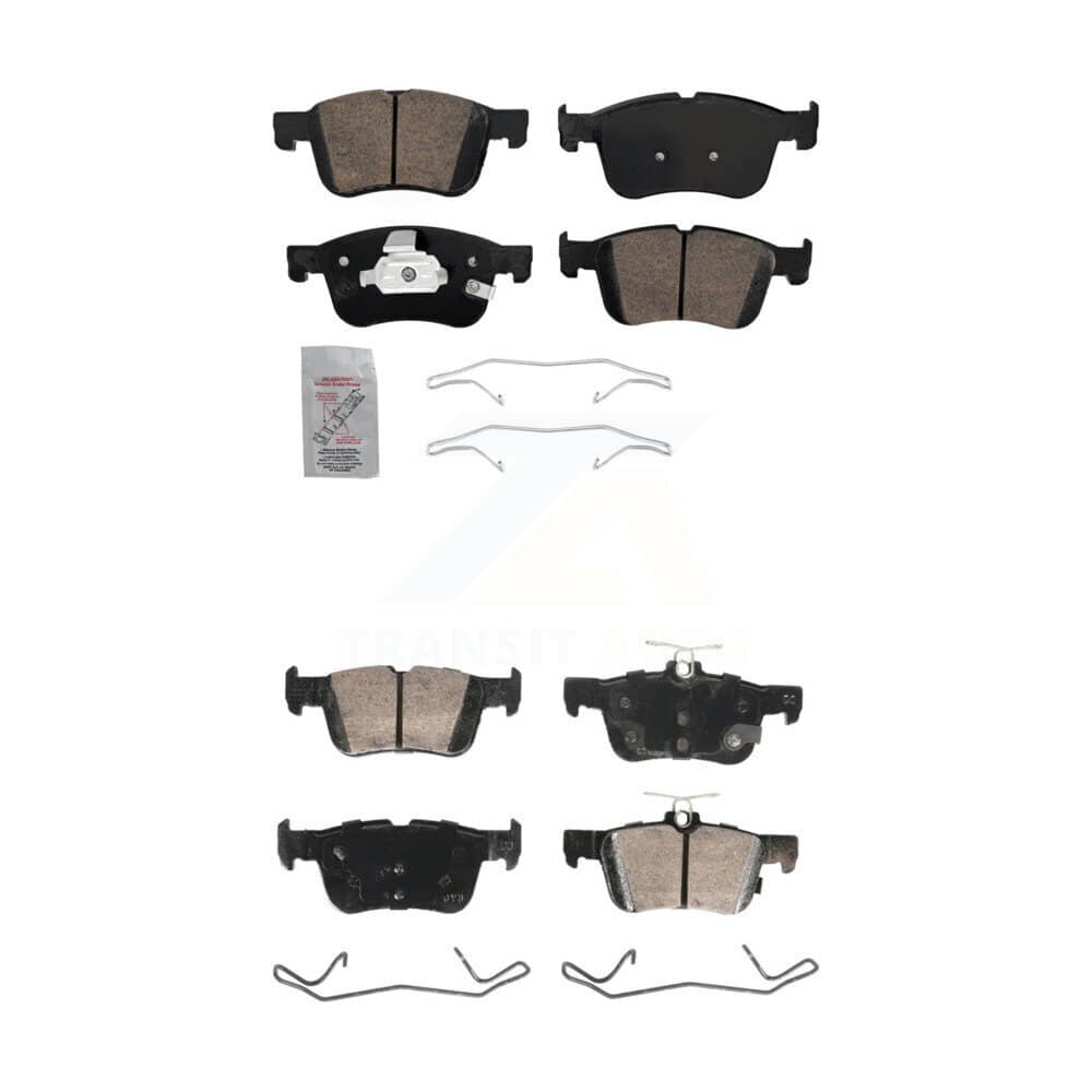 AmeriBRAKES - KNF-101992 - Front and Rear Disc Brake Pad Kits