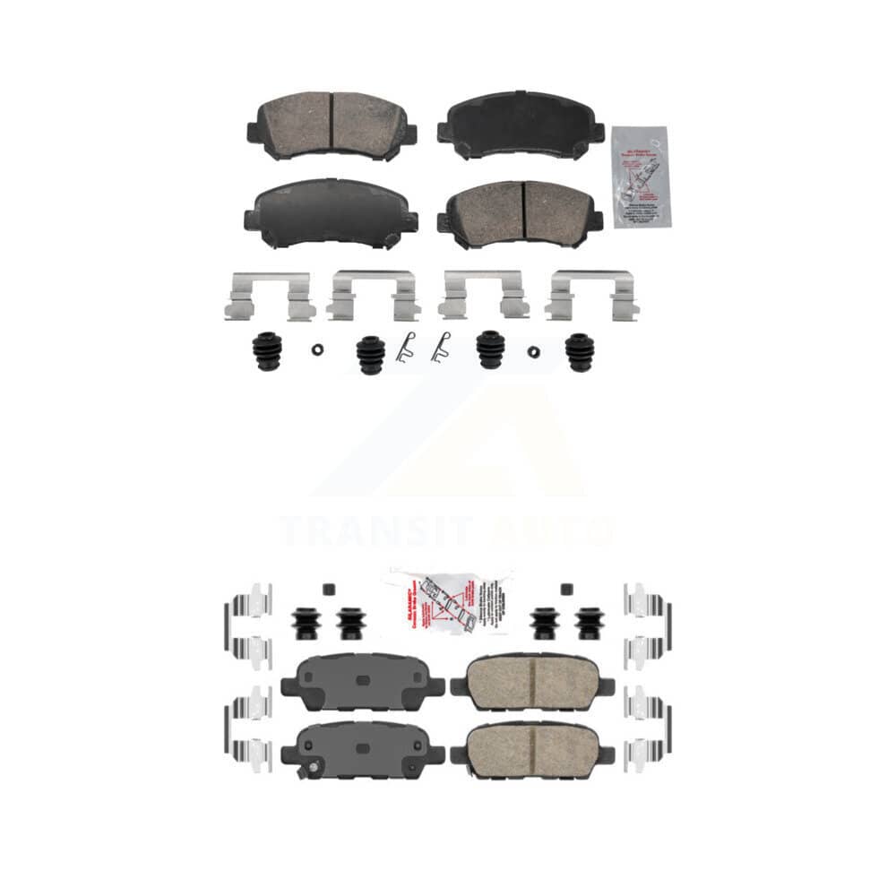 AmeriBRAKES - KNF-102009 - Front and Rear Disc Brake Pad Kits