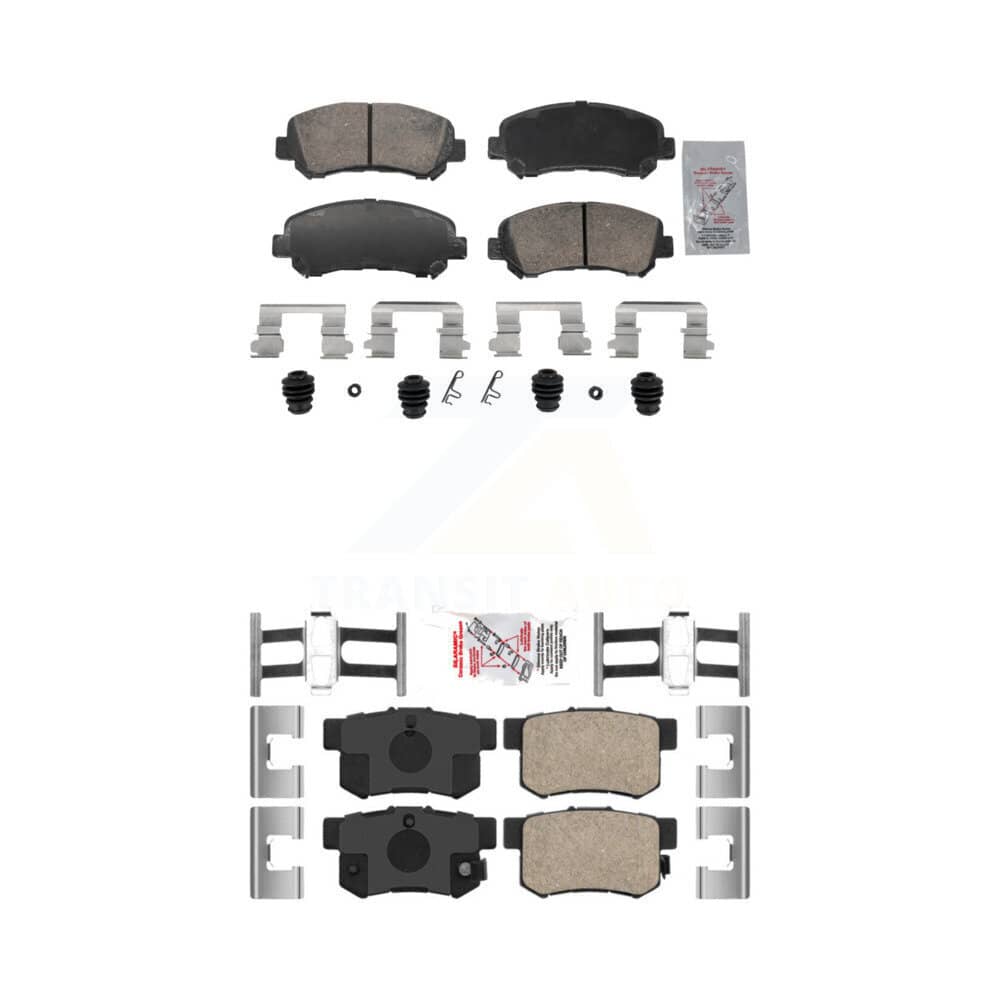 AmeriBRAKES - KNF-102014 - Front and Rear Disc Brake Pad Kits