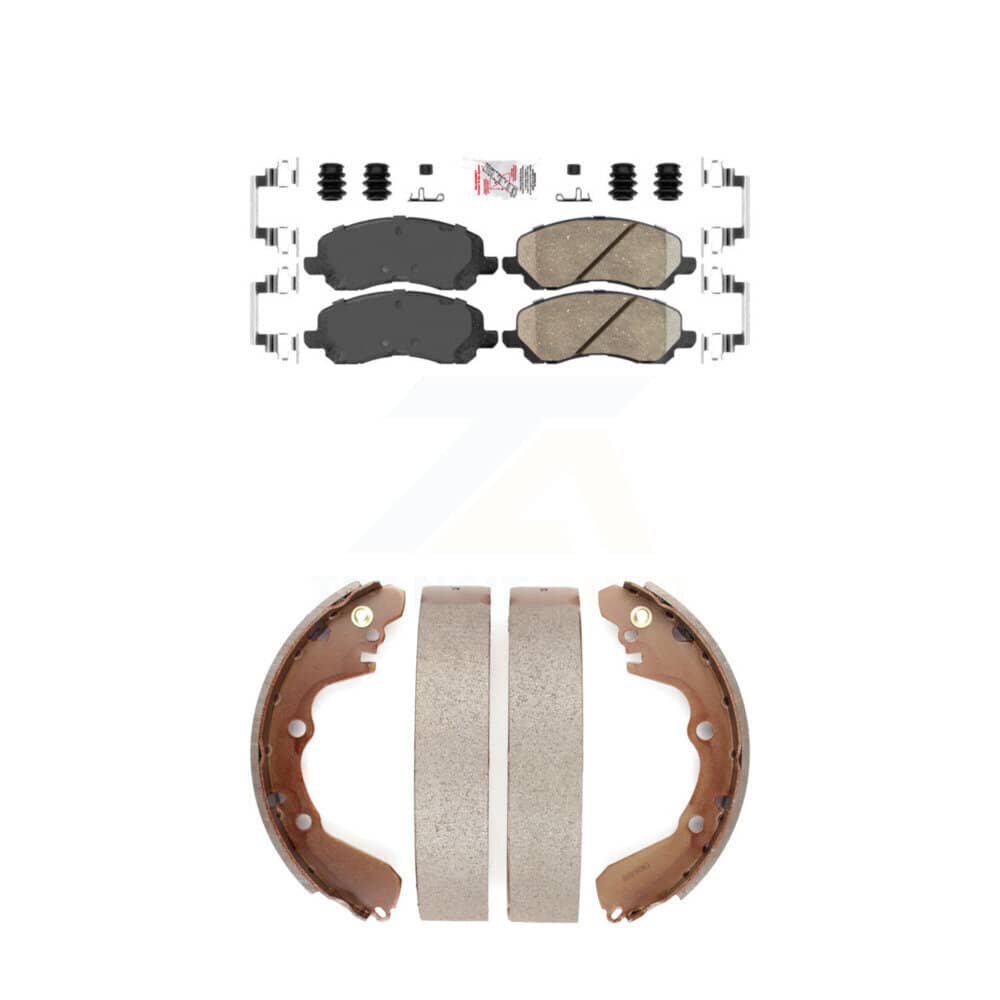 Transit Auto - KNN-100013 - Front and Rear Disc Brake Pad Kits