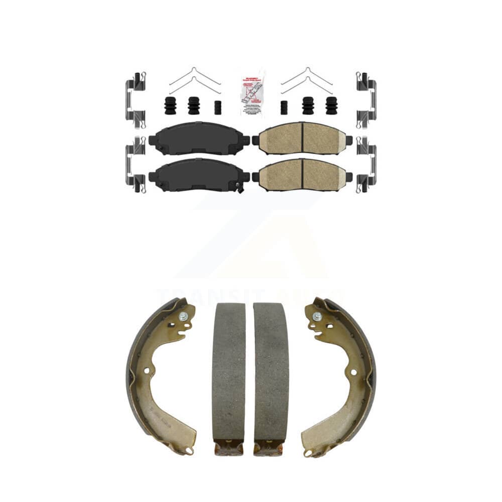 Transit Auto - KNN-100049 - Front and Rear Disc Brake Pad Kits