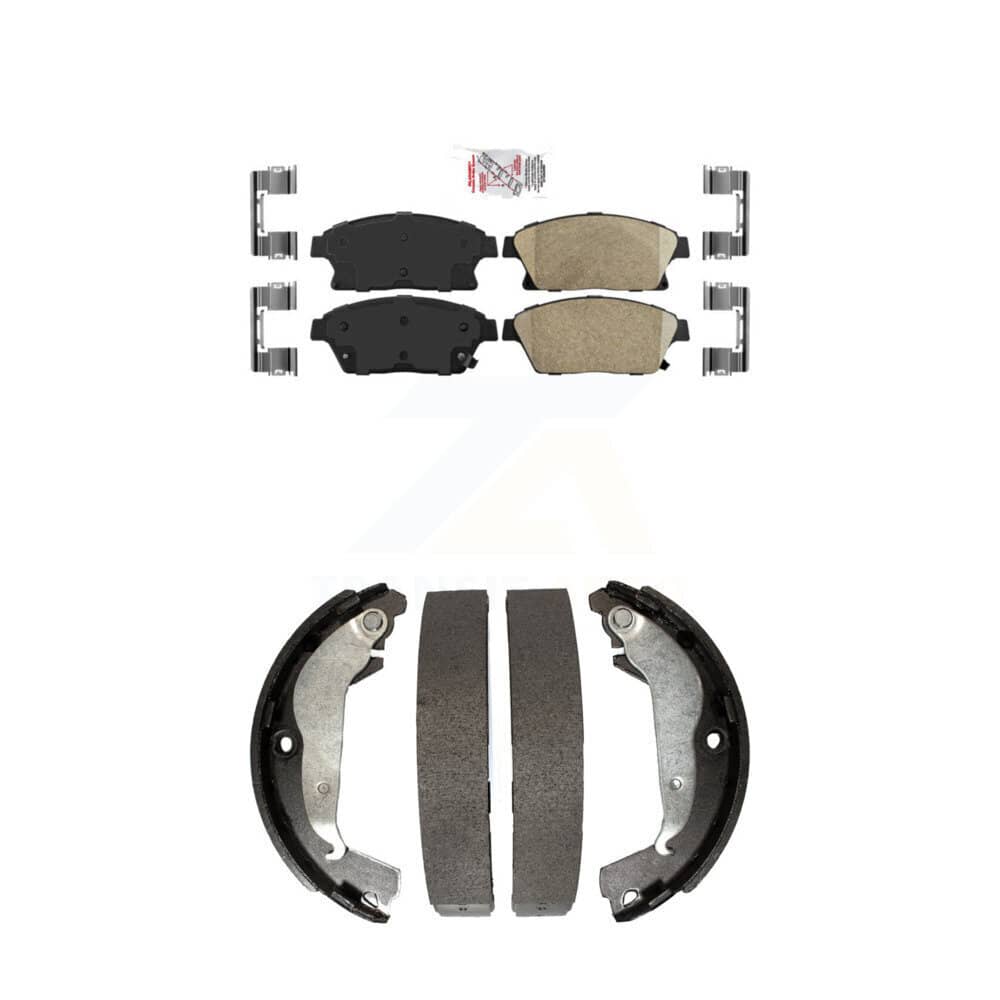 Transit Auto - KNN-100064 - Front and Rear Disc Brake Pad Kits