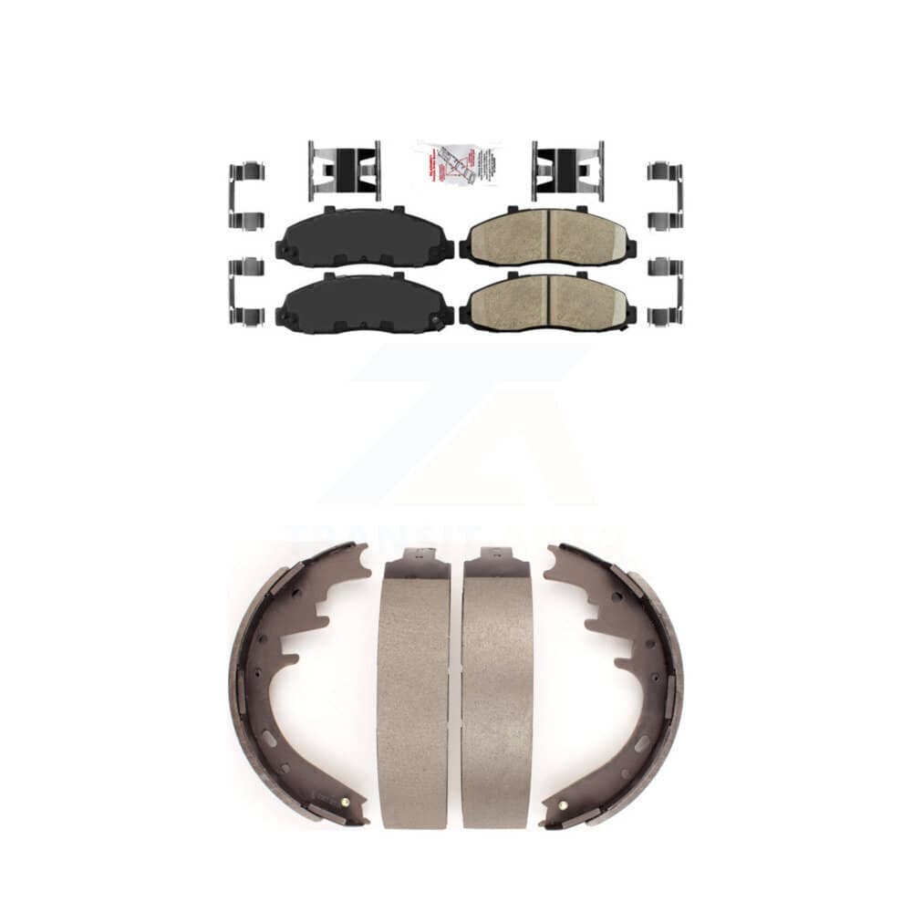 Transit Auto - KNN-100077 - Front and Rear Disc Brake Pad Kits