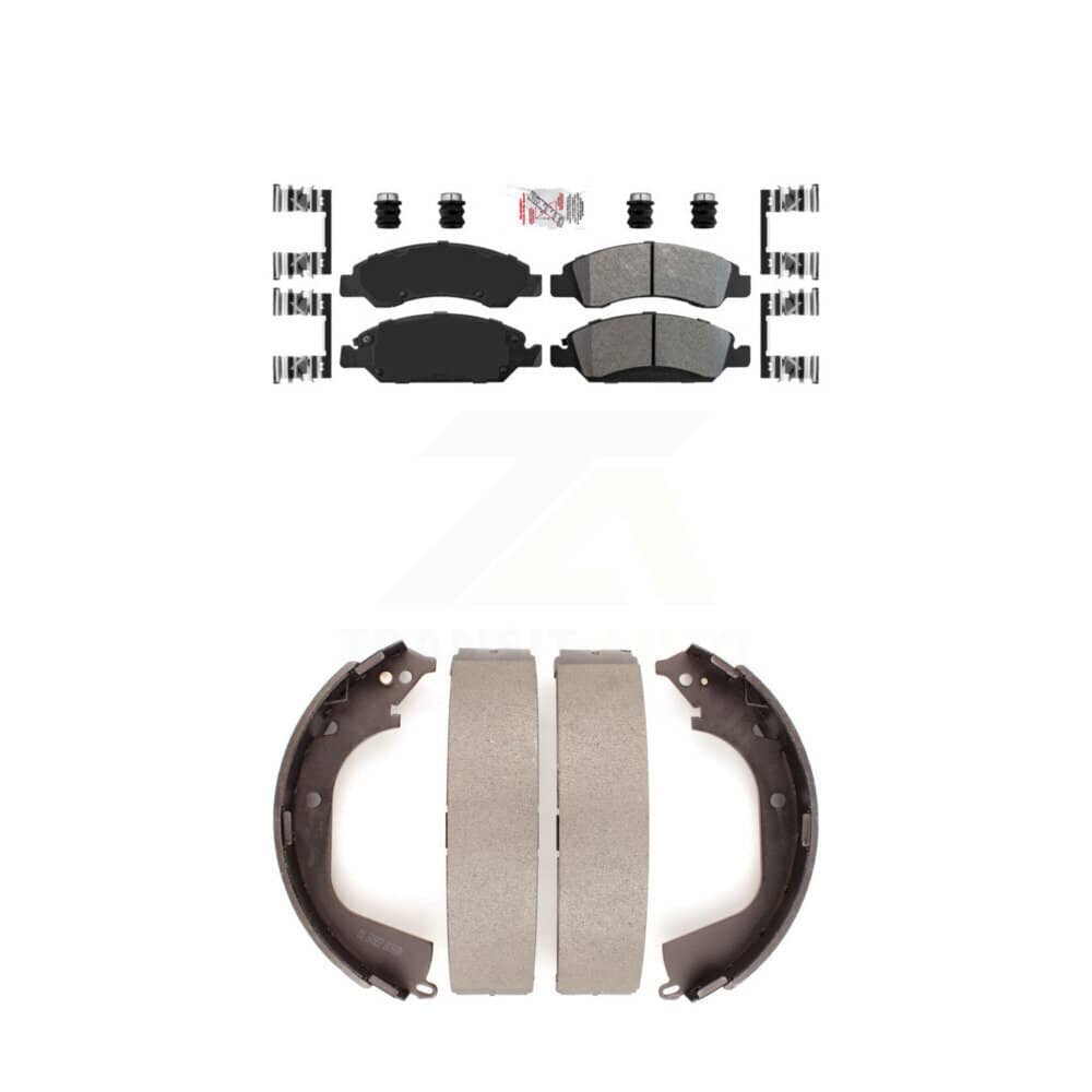 Transit Auto - KNN-100080 - Front and Rear Disc Brake Pad Kits