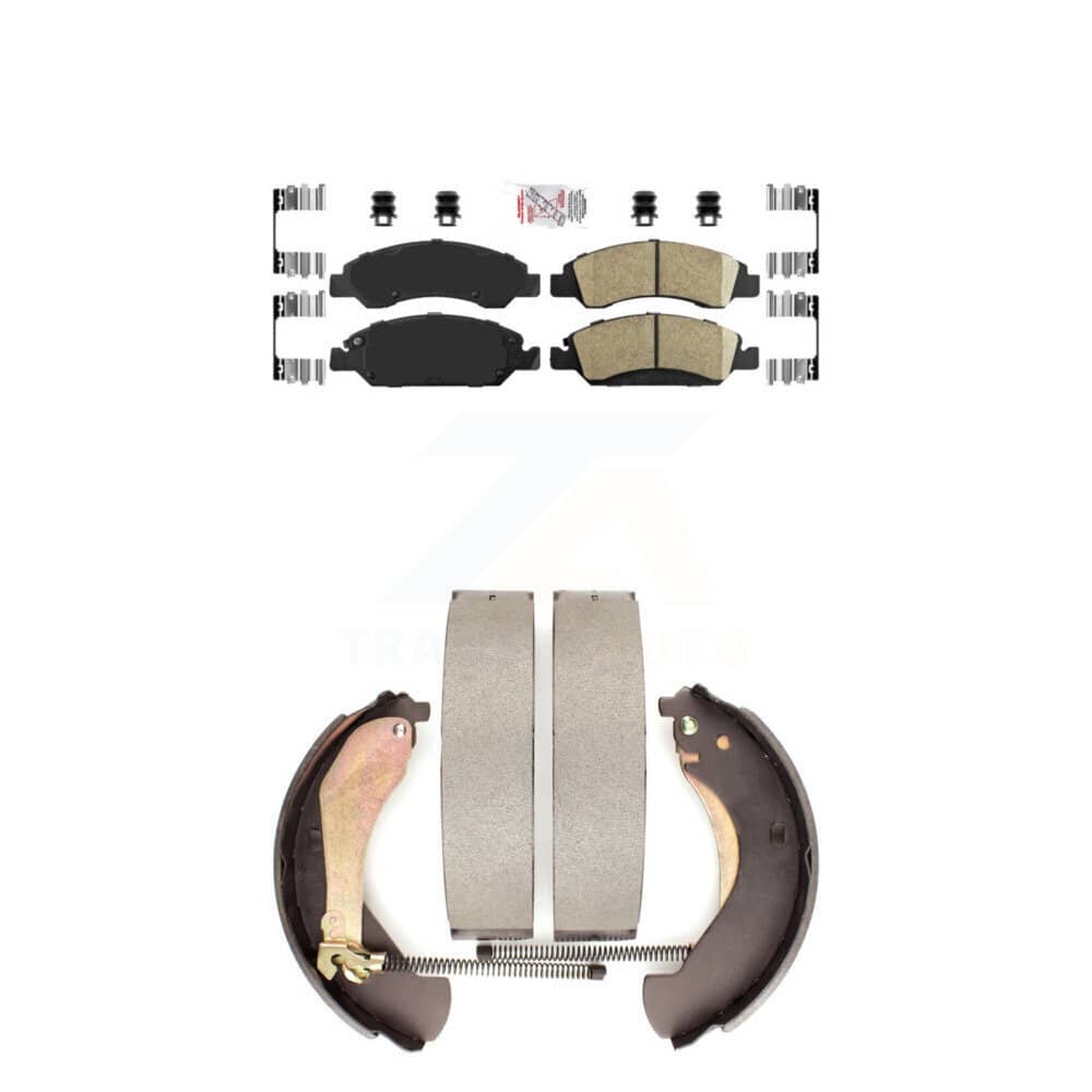 Transit Auto - KNN-100081 - Front and Rear Disc Brake Pad Kits