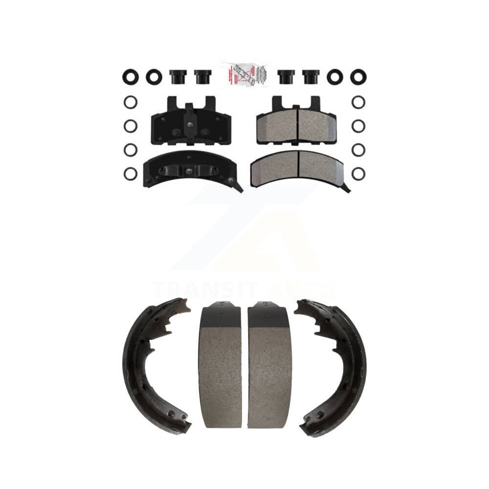 Transit Auto - KNN-100089 - Front and Rear Disc Brake Pad Kits