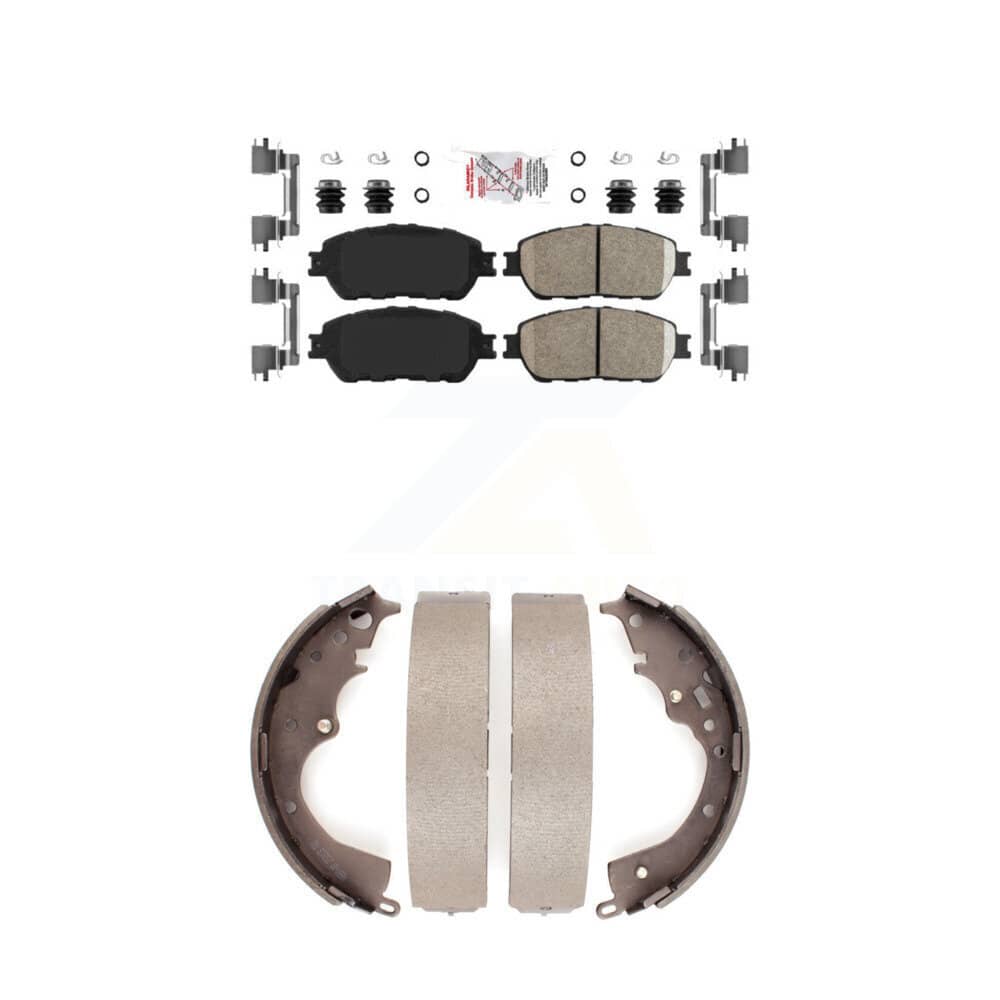 Transit Auto - KNN-100091 - Front and Rear Disc Brake Pad Kits