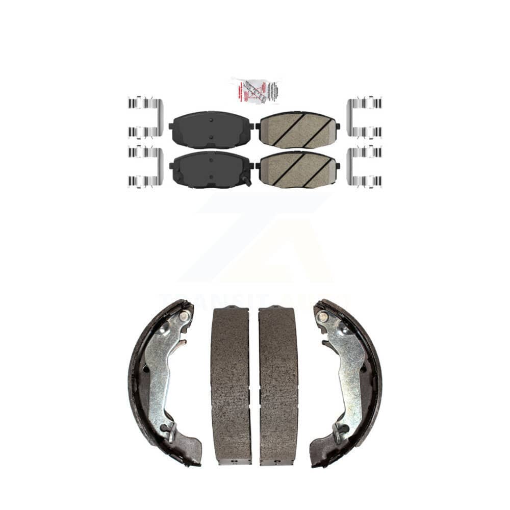 Transit Auto - KNN-100132 - Front and Rear Disc Brake Pad Kits