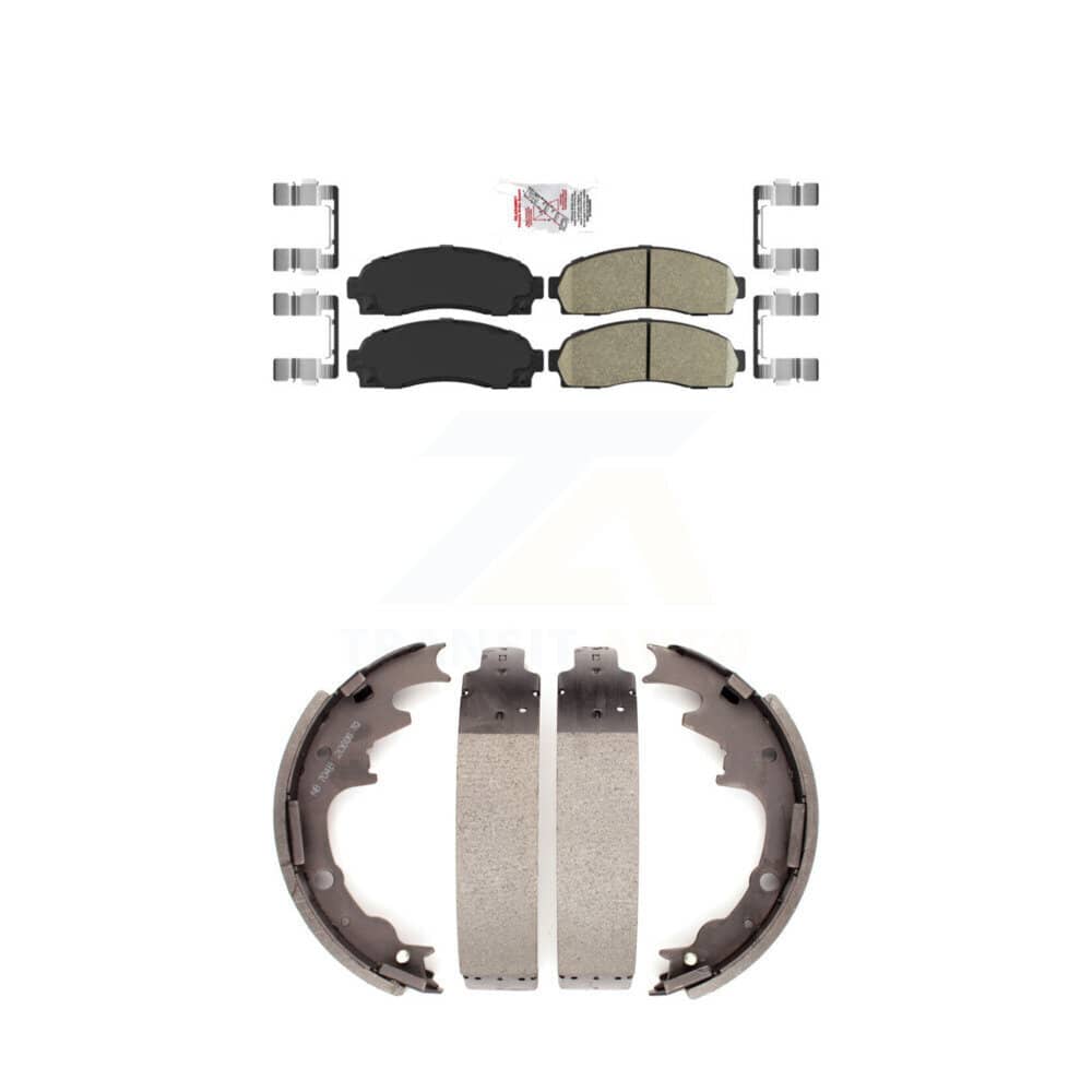 Transit Auto - KNN-100168 - Front and Rear Disc Brake Pad Kits
