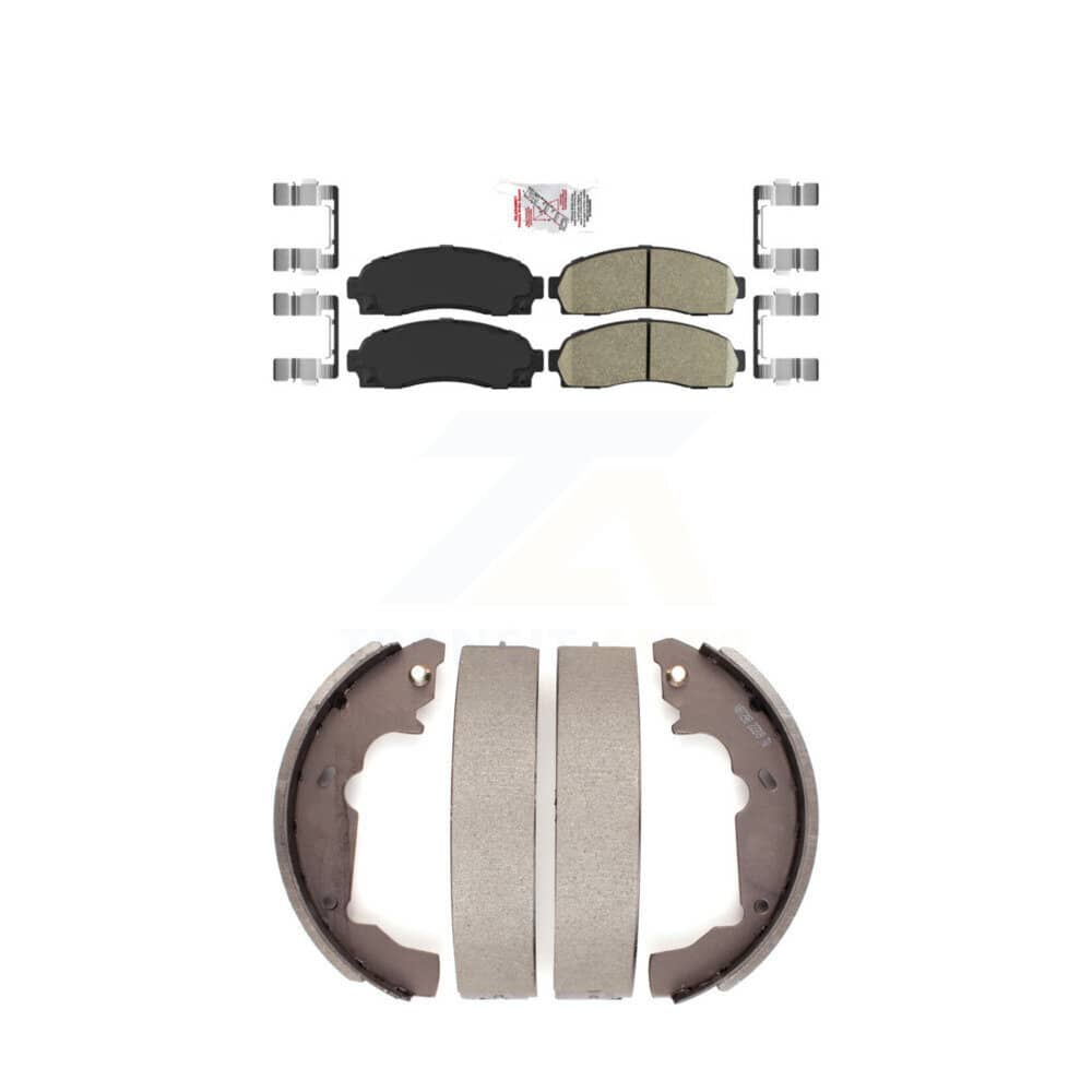 Transit Auto - KNN-100172 - Front and Rear Disc Brake Pad Kits