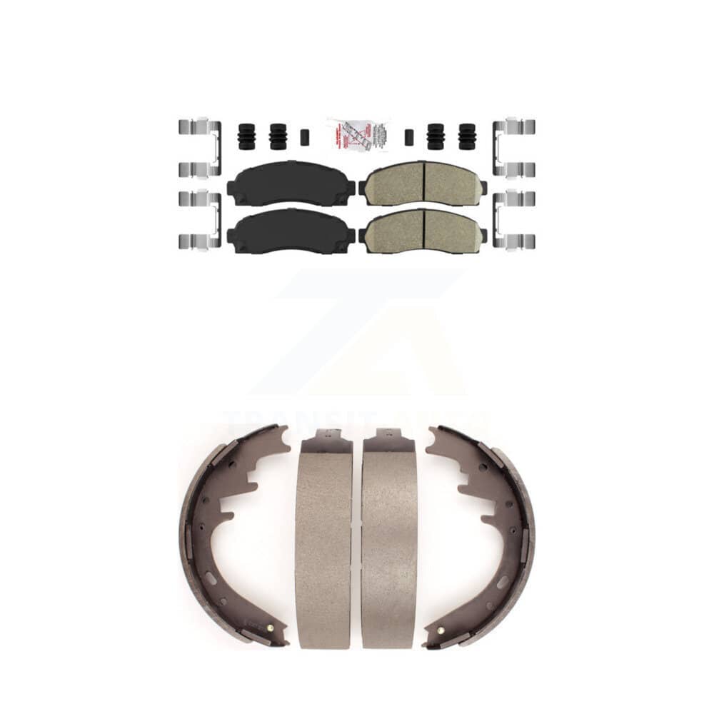 Transit Auto - KNN-100175 - Front and Rear Disc Brake Pad Kits